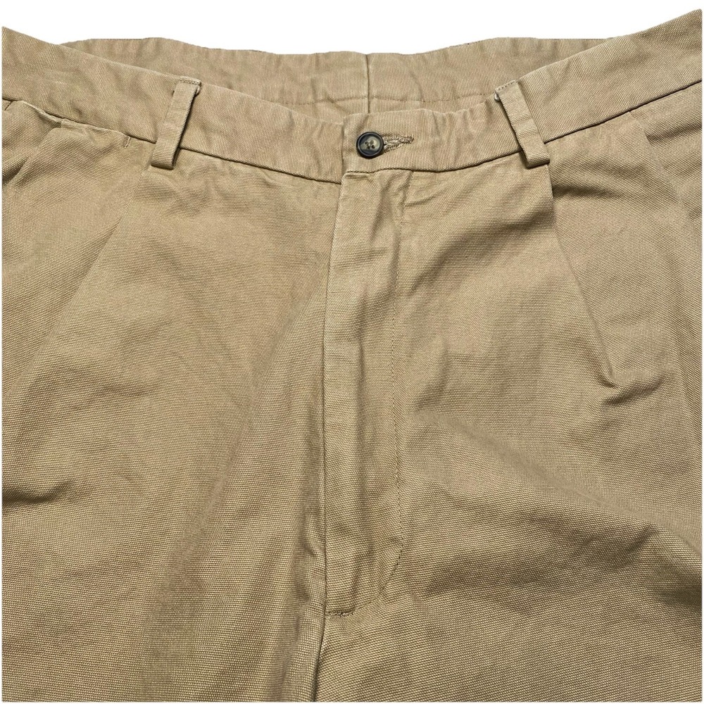 Charleston Khakis 42 (41x29.5) Mens Pleated Chinos Thick Khaki Coastal Preppy